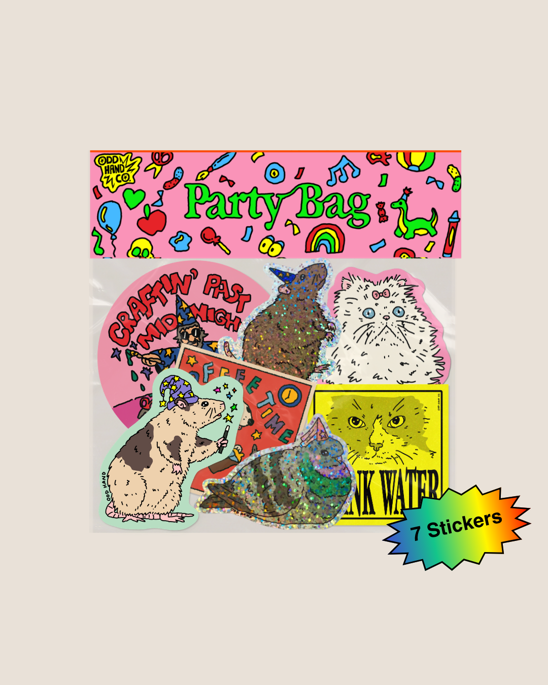 Party Bag Pack (7 Stickers)