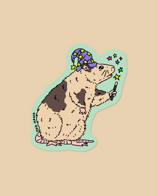 Rat Magic Sticker