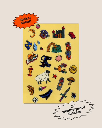 Odd Sticker Sheet Vol. 1