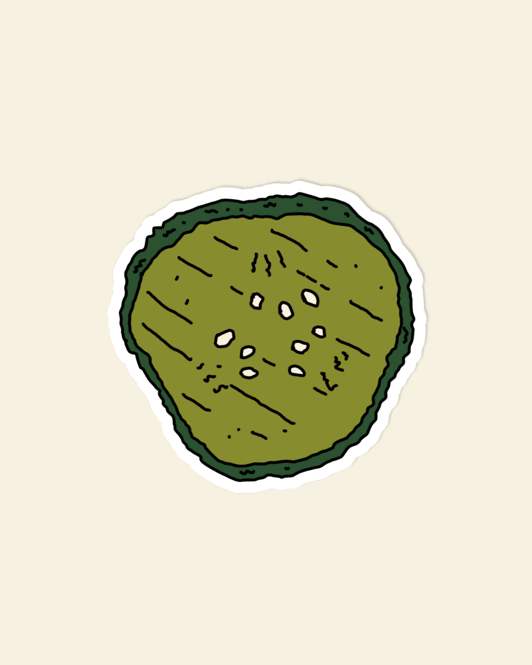 Pickle Slice Sticker