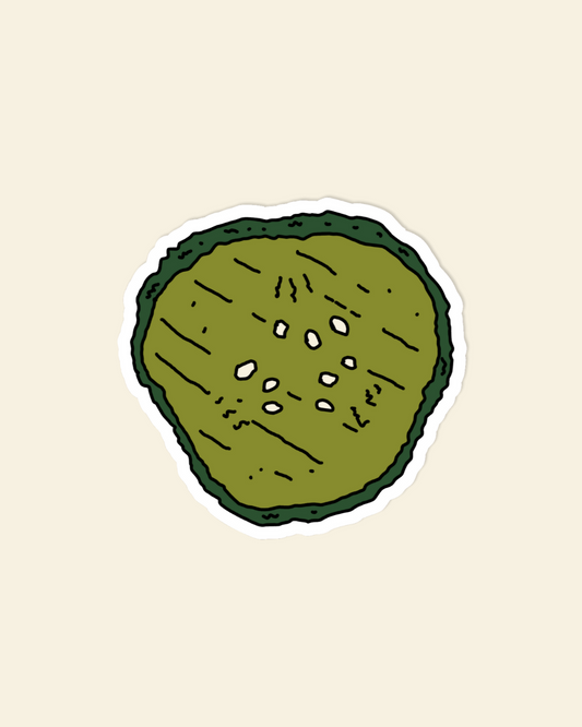 Pickle Slice Sticker