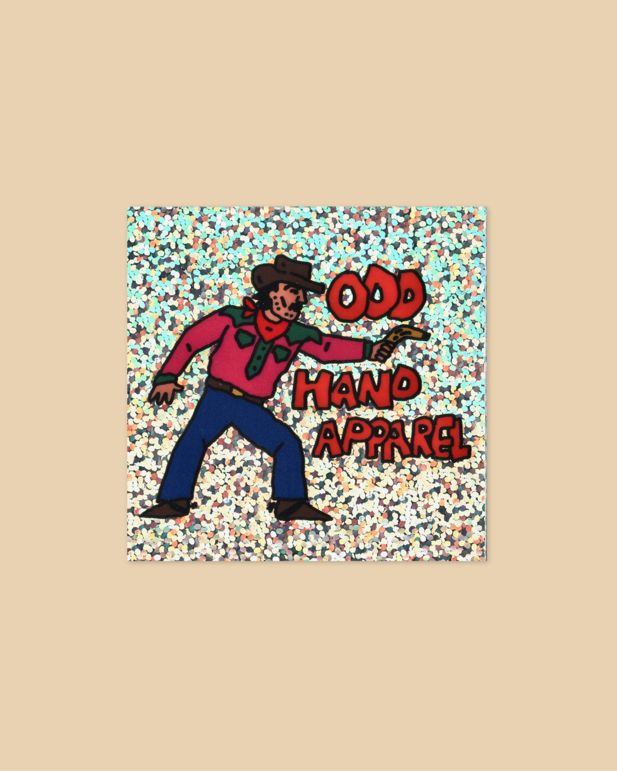 Odd Hand Apparel Holo Sticker