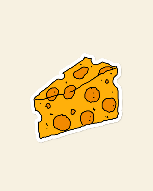 Cheese Wedge Sticker