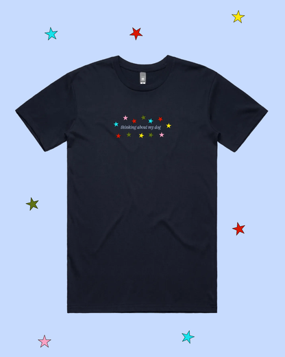 Thinking About My Dog T-Shirt (By Rat Baby)