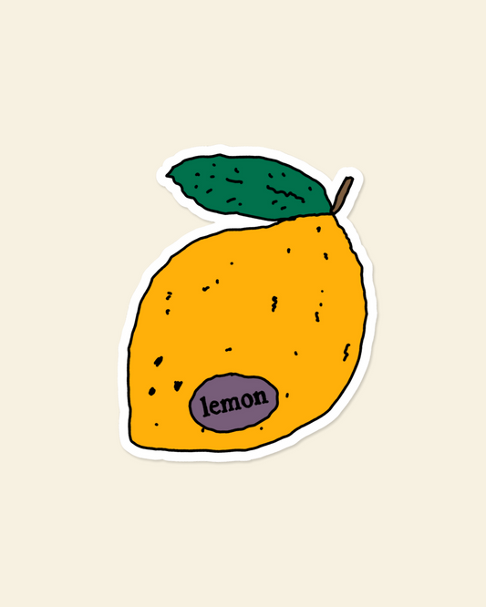 Lemon Sticker