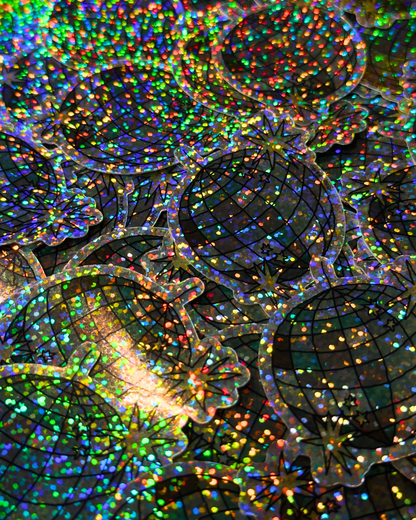 Disco Ball Holographic Sticker