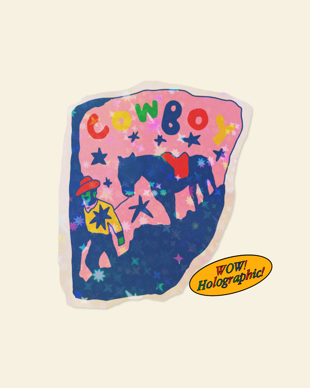Cowboy Sticker Pack (7 Stickers)