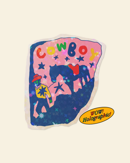 Cowboy Sticker Pack (7 Stickers)