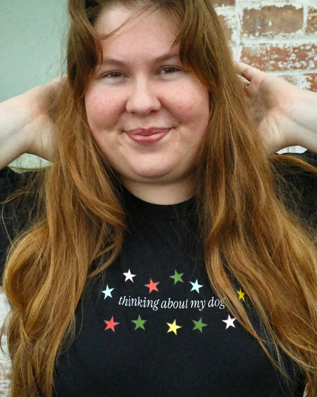 Thinking About My Dog T-Shirt (By Rat Baby)