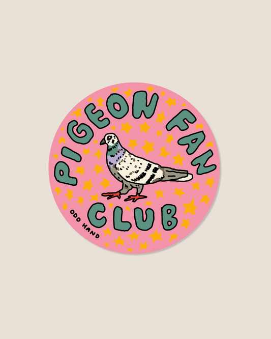 Pigeon Fan Club Sticker