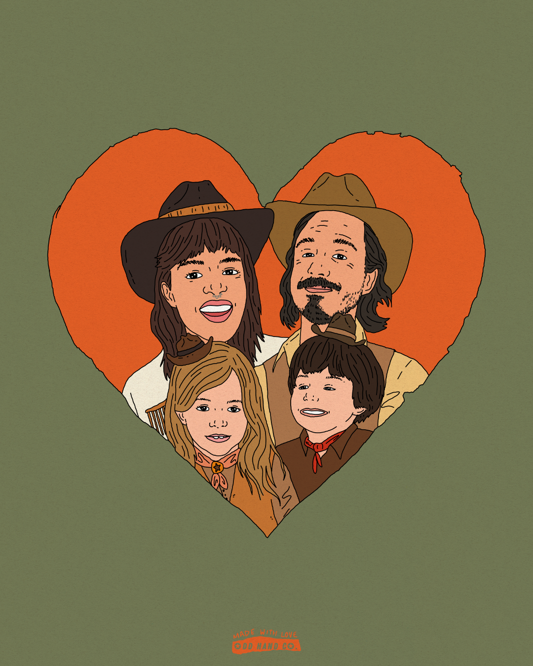 Cowboys-in-a-Heart Portrait