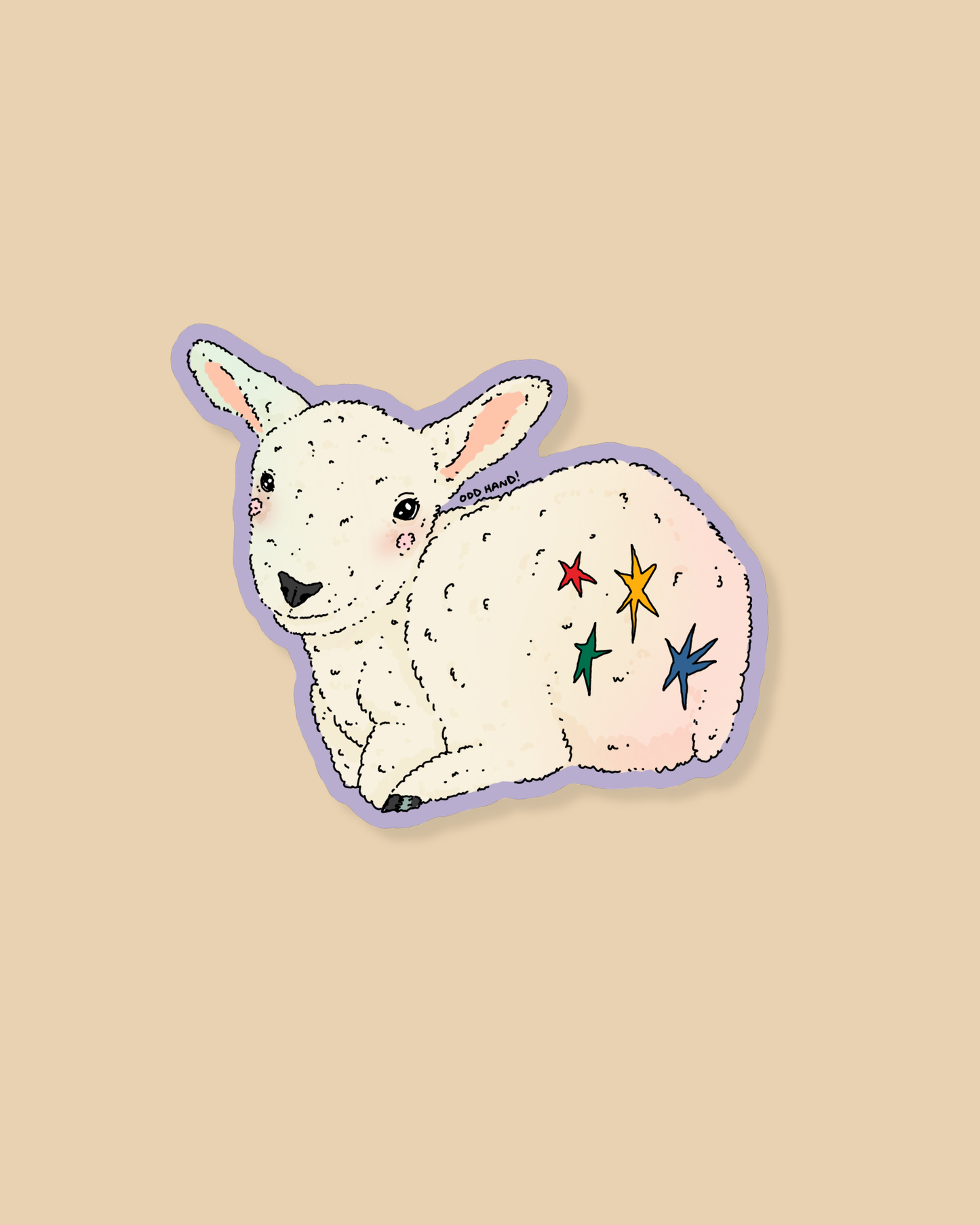 Baby Lamb Sticker