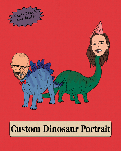 Custom Dinosaur Portrait