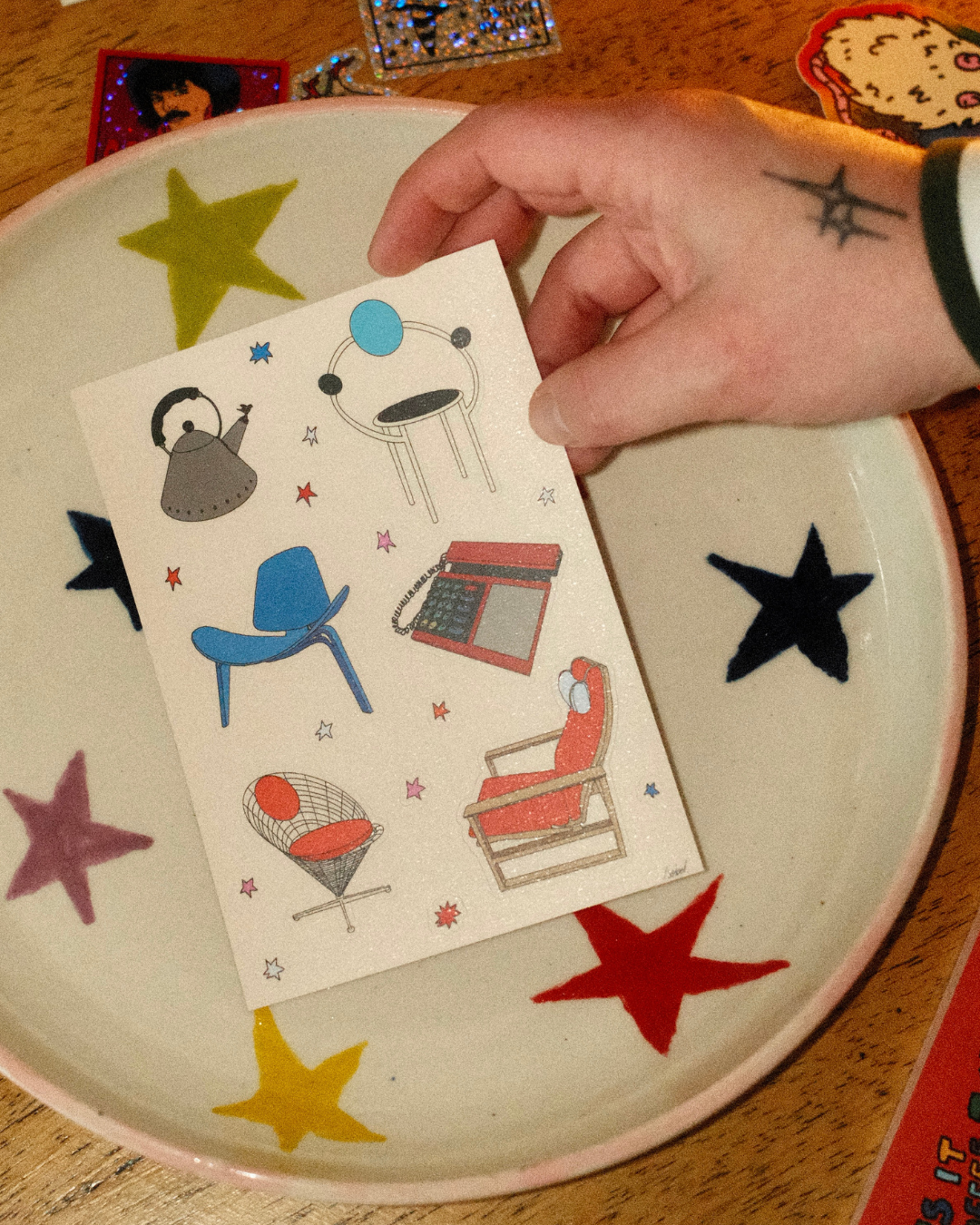 Danish Furniture Matte Sticker Sheet (By Rat Baby)