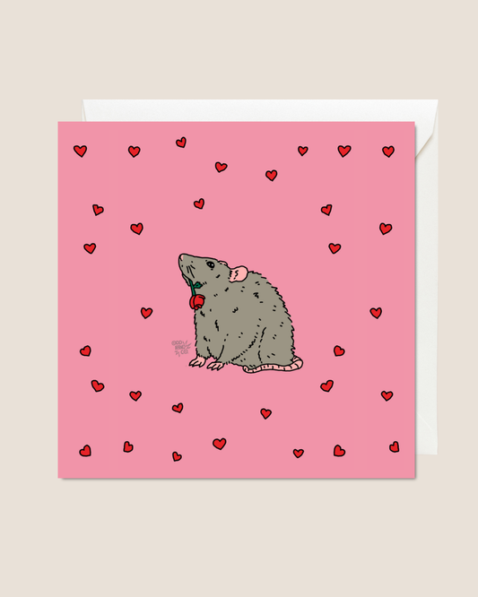 Rat Love Card