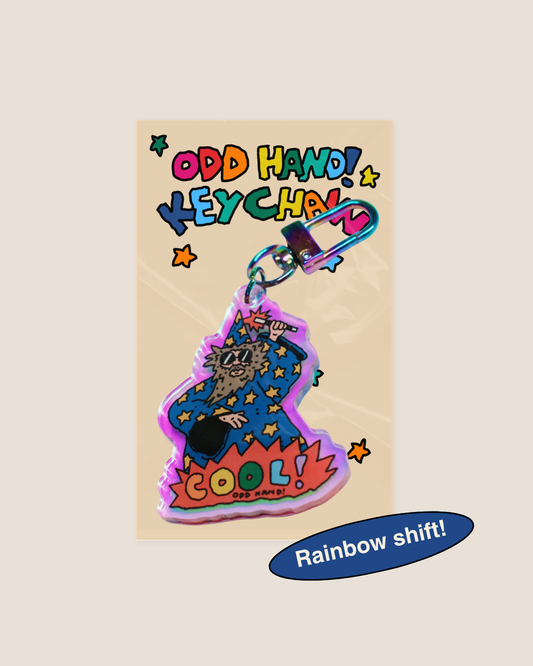 Cool Wizard Rainbow Shift Keychain
