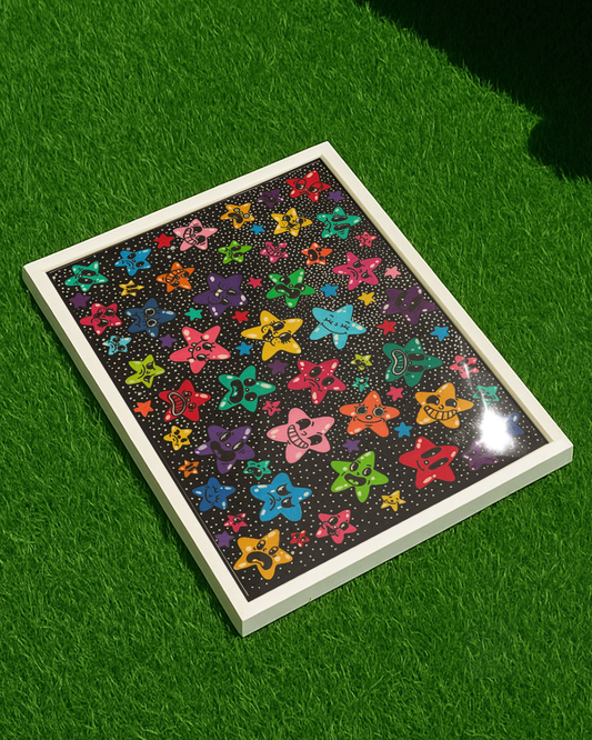 Rainbow Stars Print
