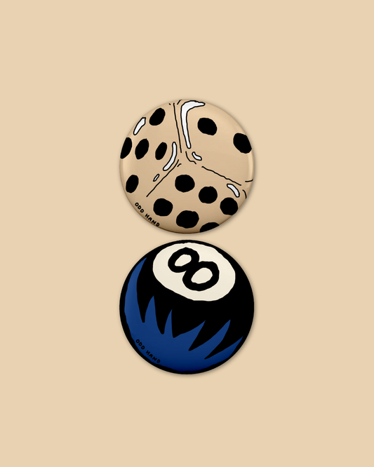 8-Ball + Dice Badge Pack