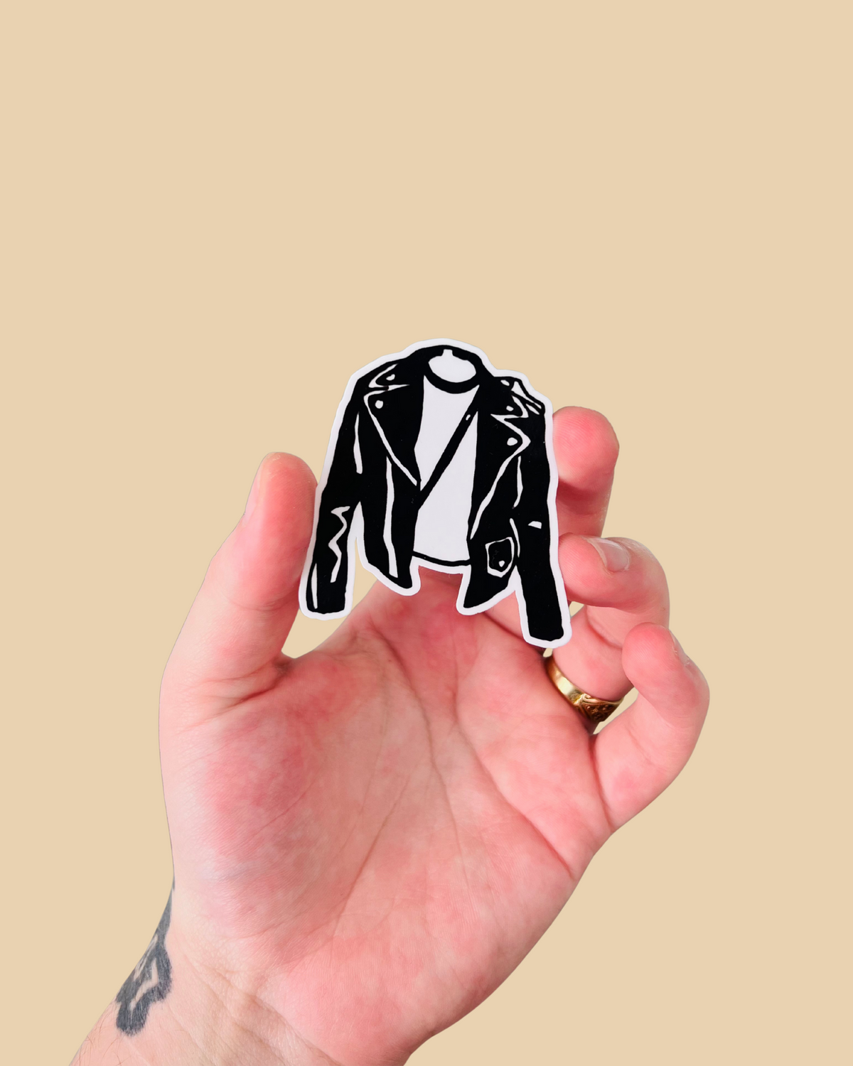 Leather Jacket Sticker – ODD HAND CO.
