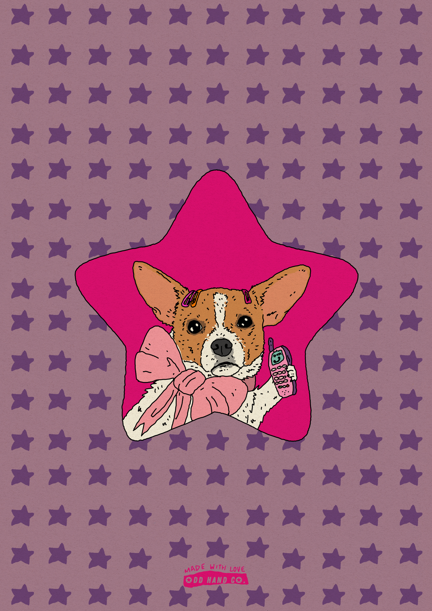 Custom Pet Star Portrait (40% Off Intro Discount!)