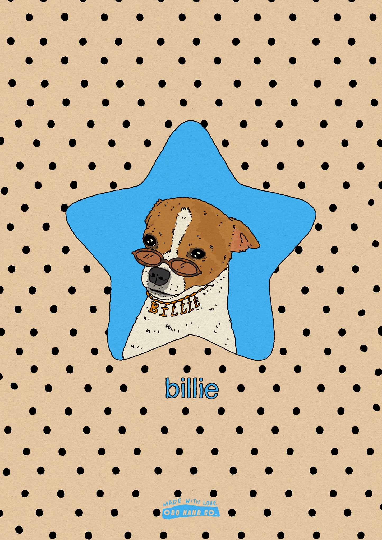 Custom Pet Star Portrait (40% Off Intro Discount!)