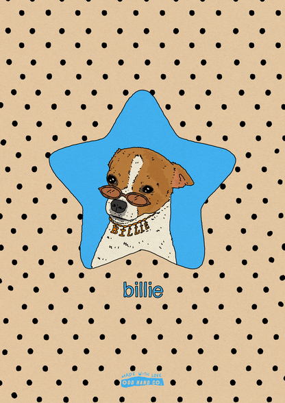 Custom Pet Star Portrait