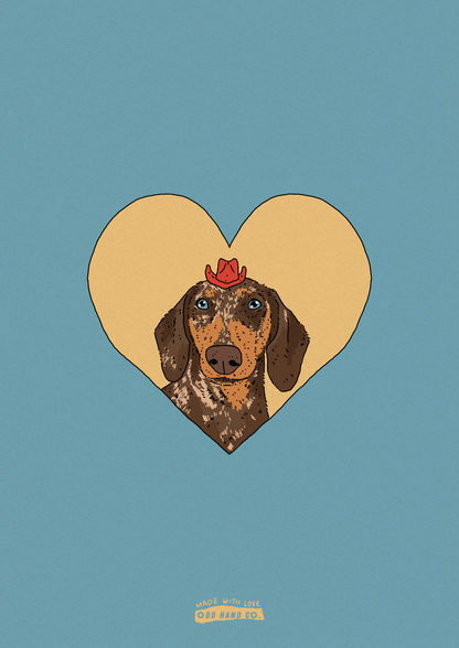 Custom Pet-In-A-Heart Portrait