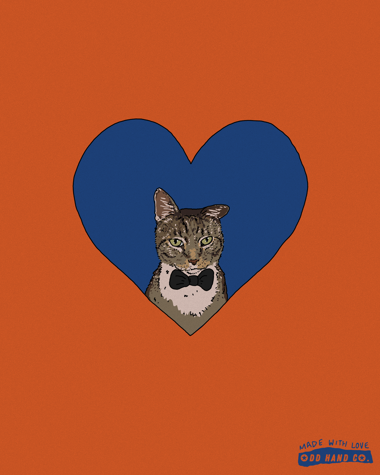 Custom Pet-In-A-Heart Portrait