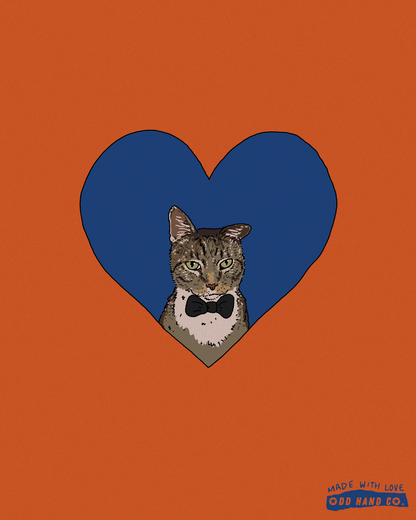 Custom Pet-In-A-Heart Portrait