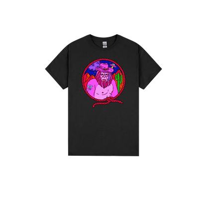 Black front flat lay