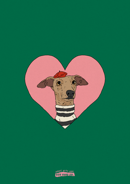 Custom Pet-In-A-Heart Portrait