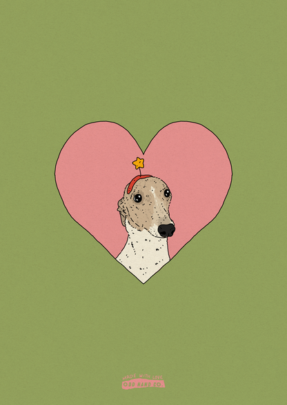 Custom Pet-In-A-Heart Portrait