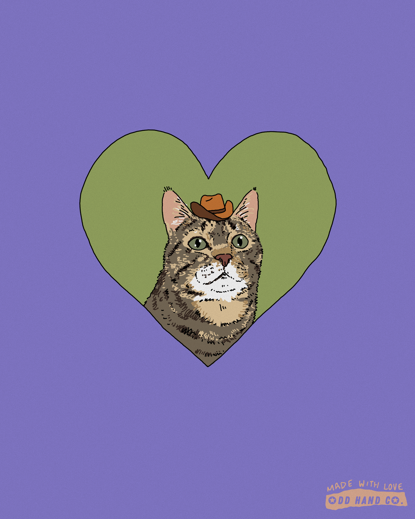 Custom Pet-In-A-Heart Portrait
