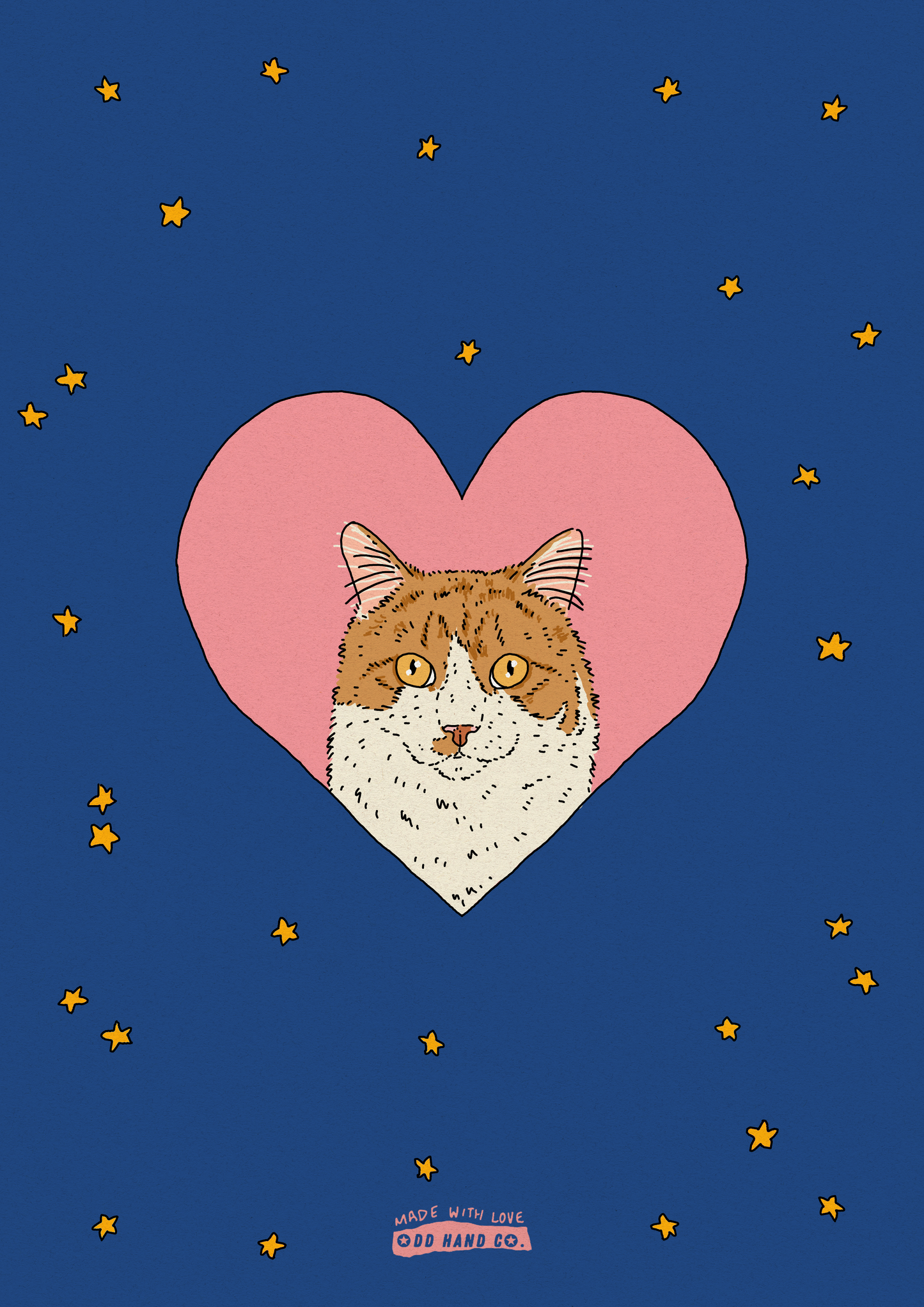 Custom Pet-In-A-Heart Portrait