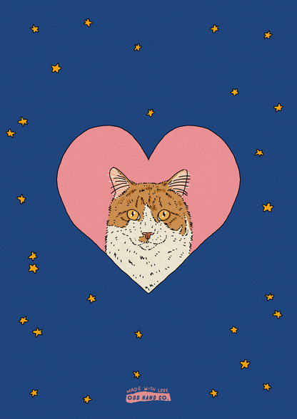 Custom Pet-In-A-Heart Portrait
