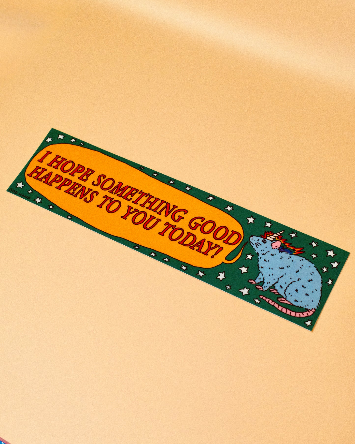 Something Good Rat Unicorn Bumper Sticker