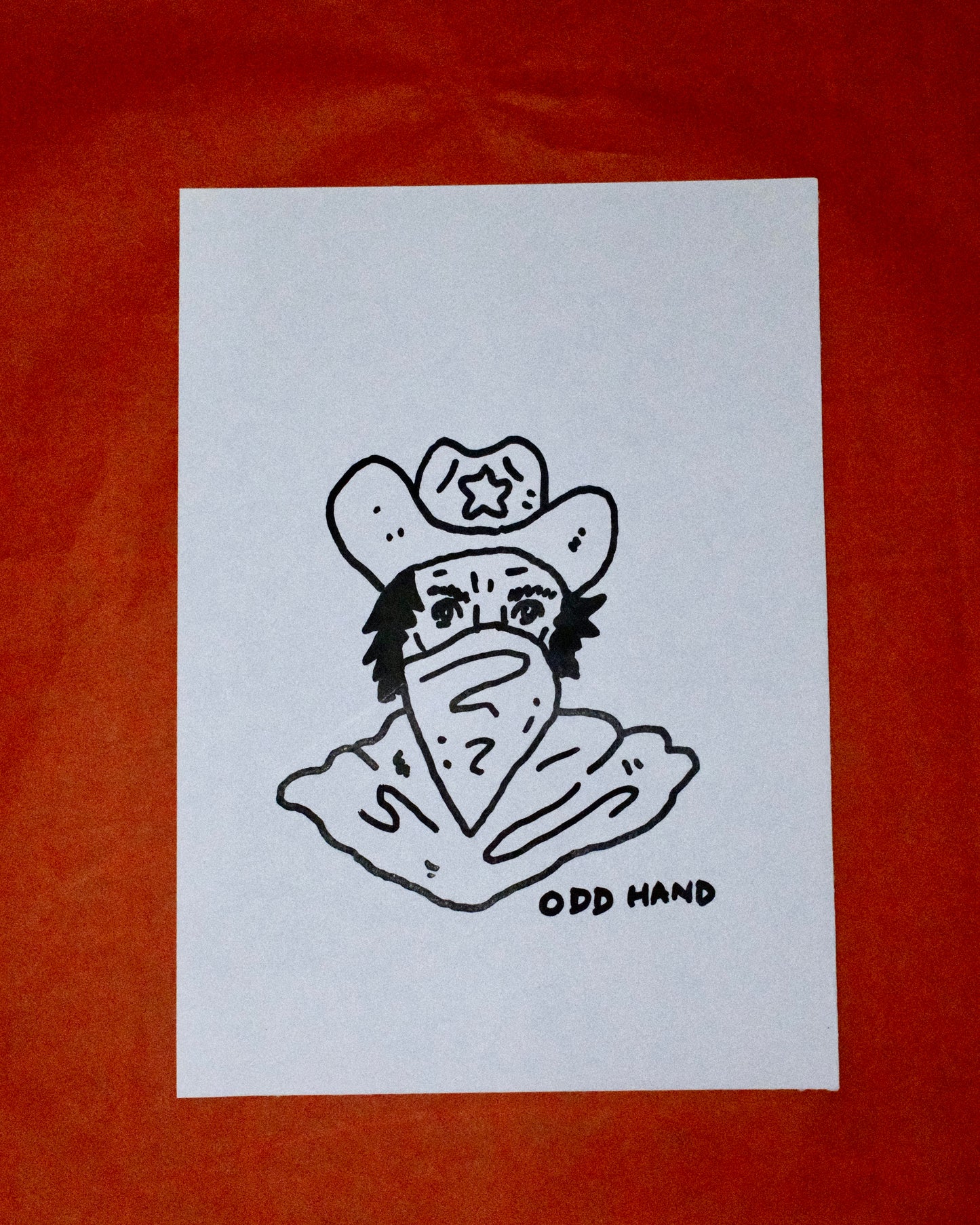 Cowboy 1 - Original Artwork - A6