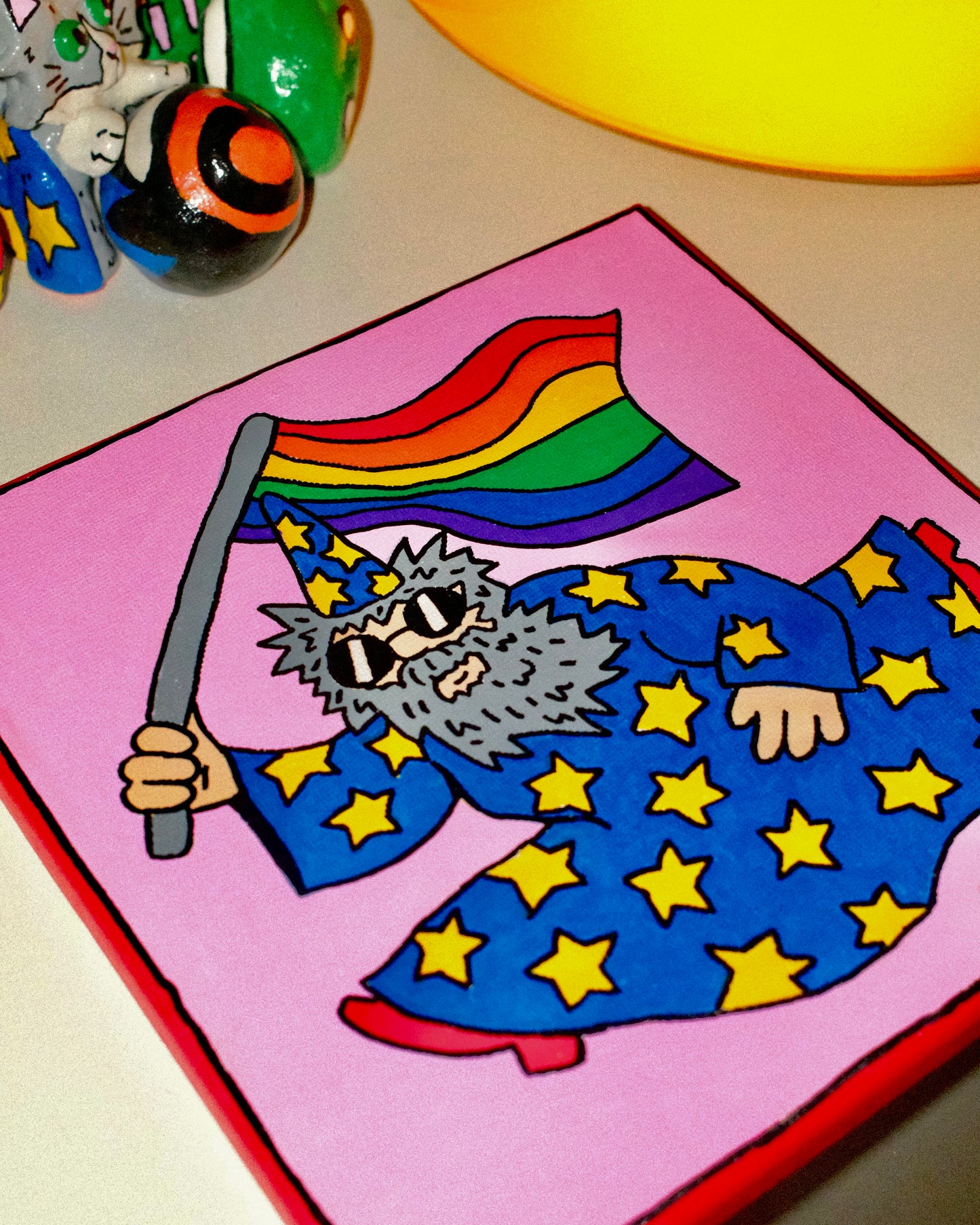 Pride Wizard - Original Artwork - 20cm x 20cm