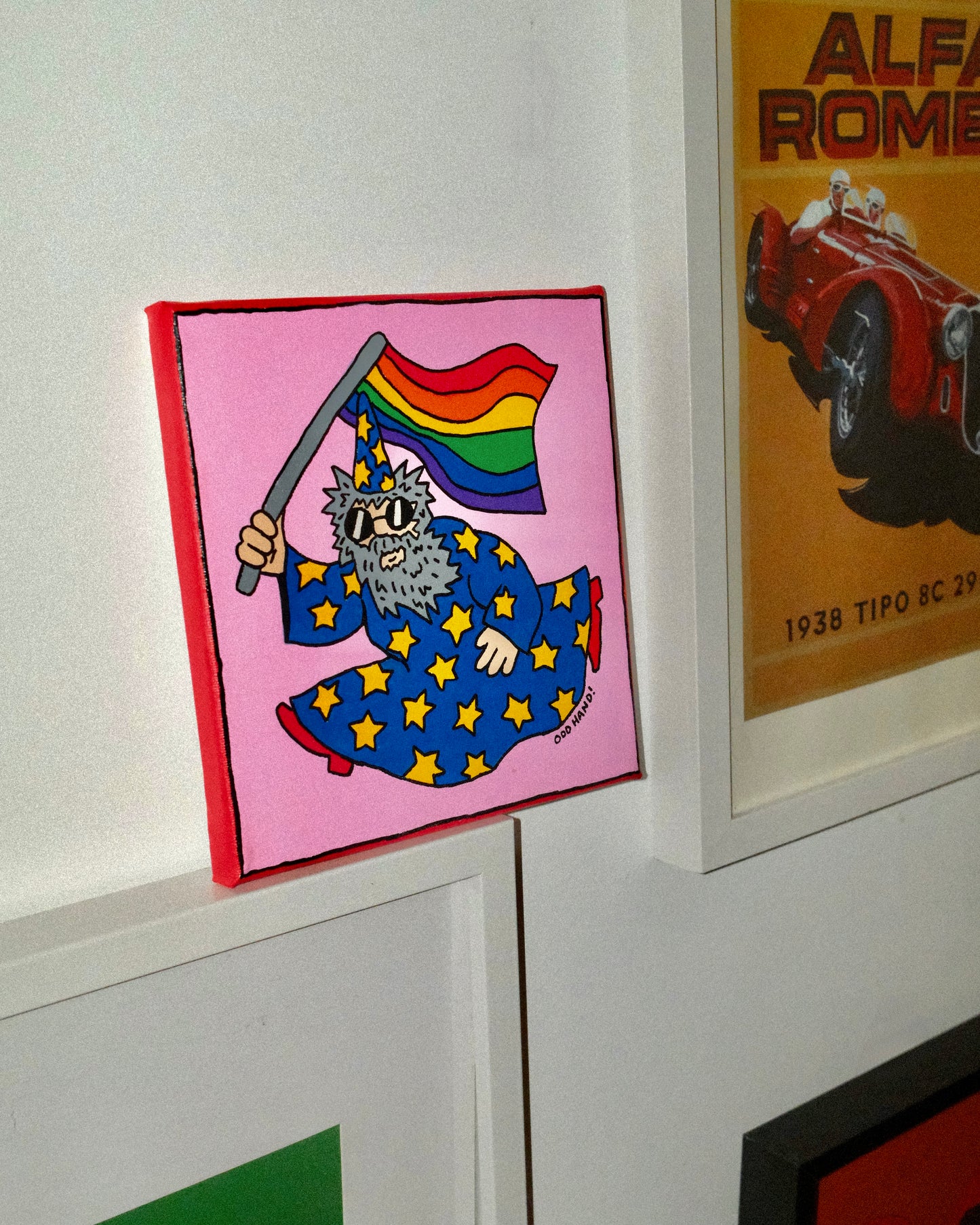 Pride Wizard - Original Artwork - 20cm x 20cm