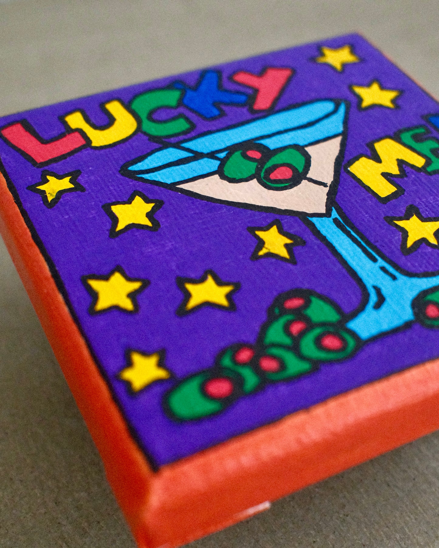 Lucky Me! - Original Artwork - 10cm x 10cm