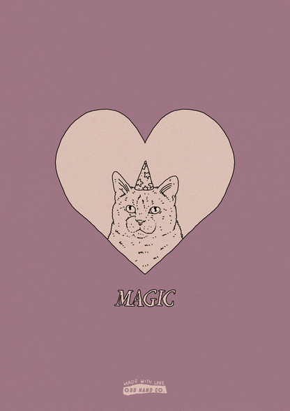 Custom Pet-In-A-Heart Portrait (Line Drawing Version)
