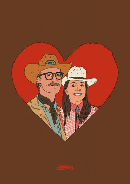 Cowboys-in-a-Heart Portrait
