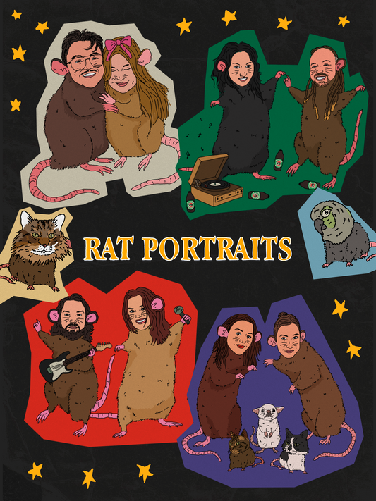 Custom Rat Portrait