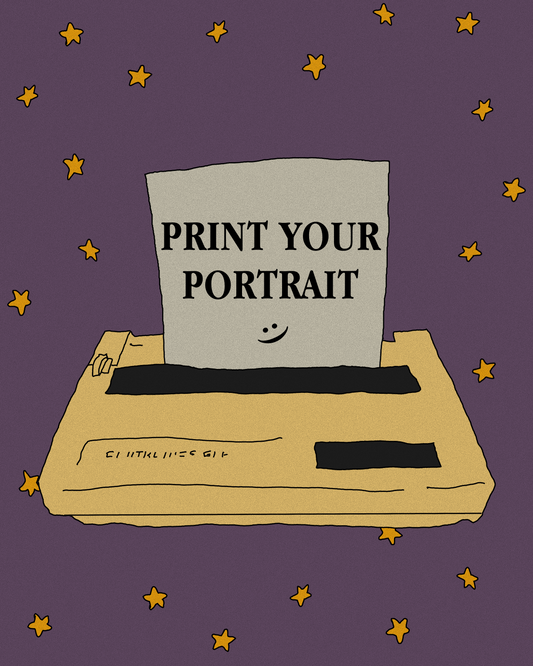 Add on: Printed Version of Your Custom Portrait