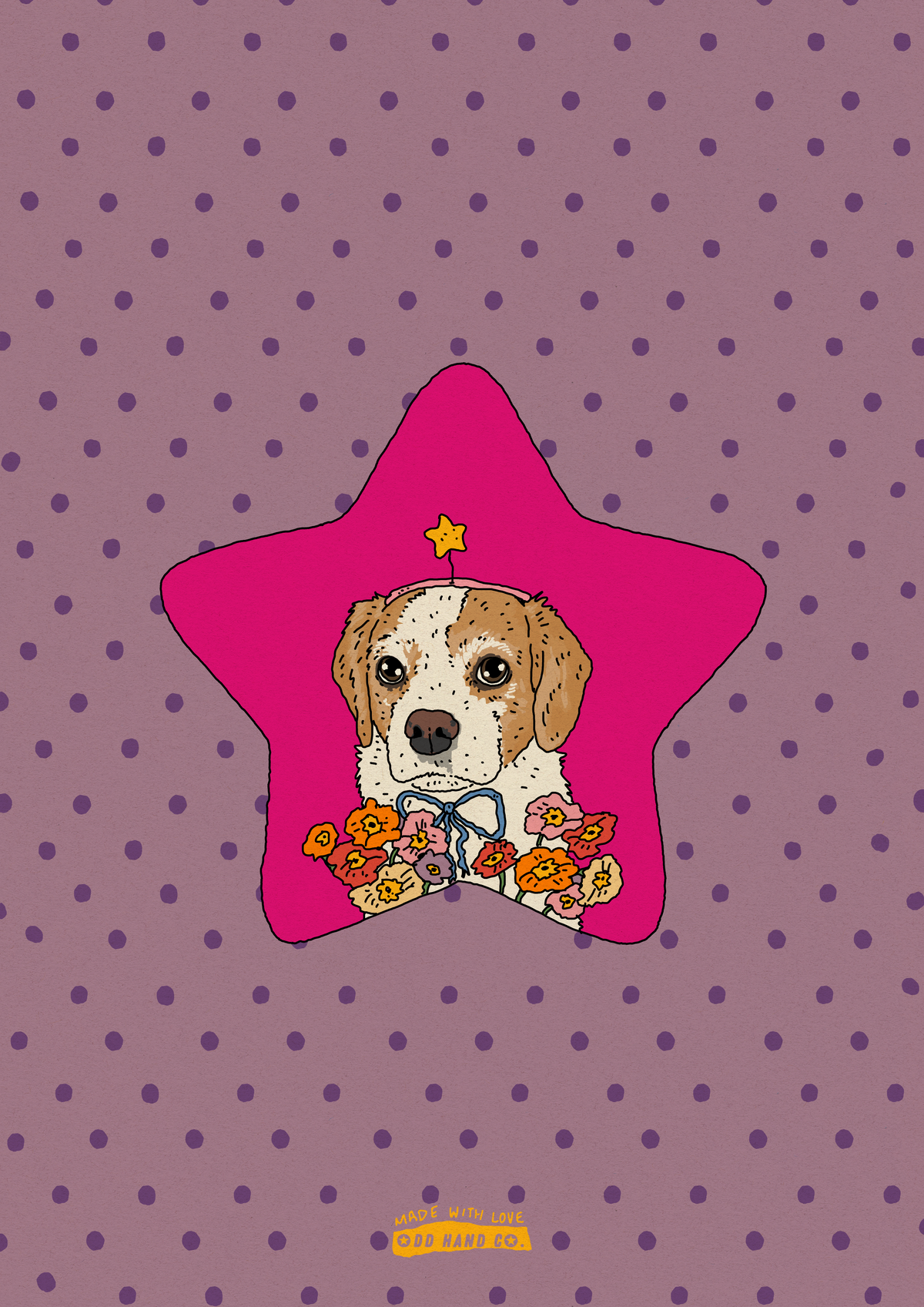 Custom Pet Star Portrait