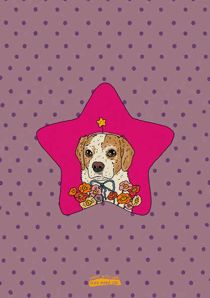 Custom Pet Star Portrait
