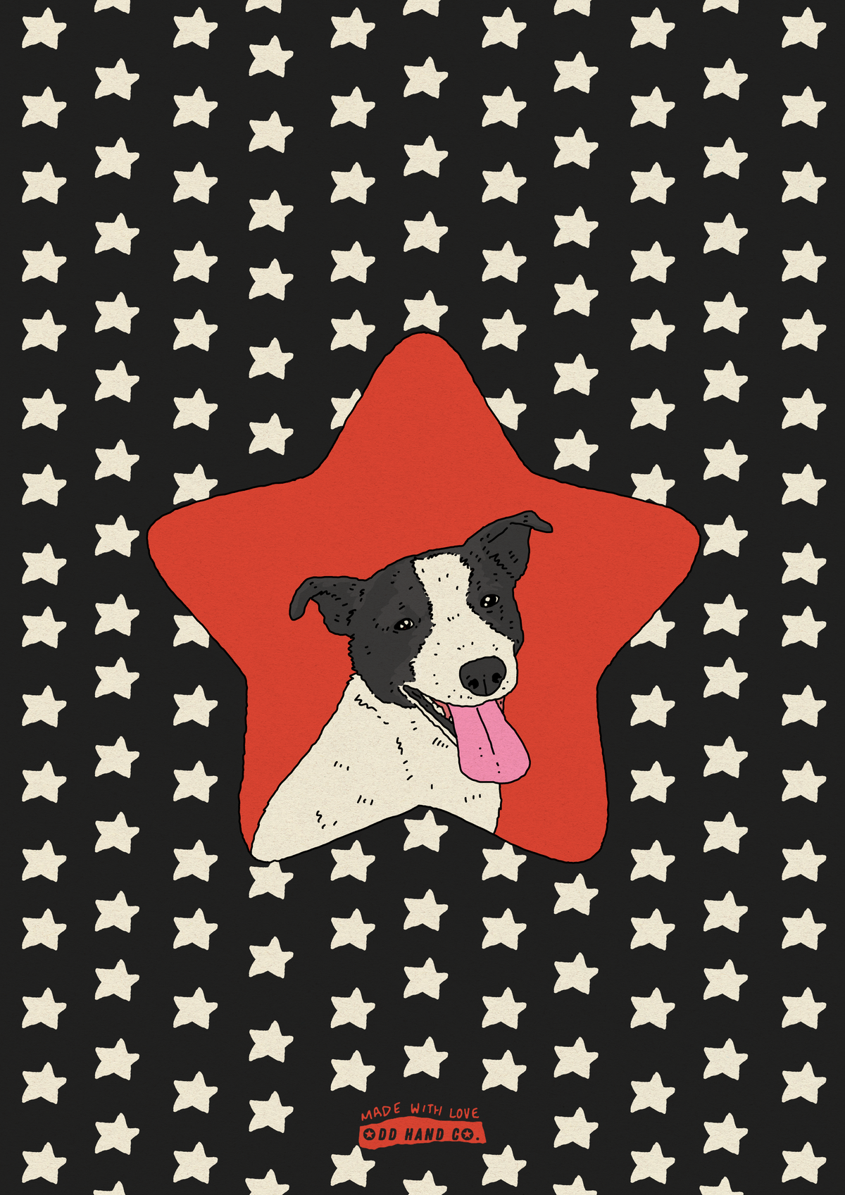 Custom Pet Star Portrait