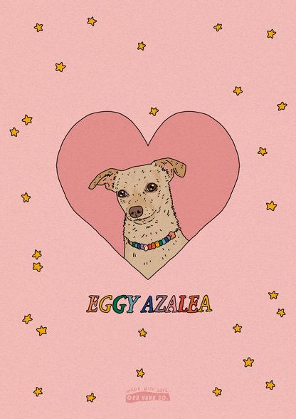 Custom Pet-In-A-Heart Portrait
