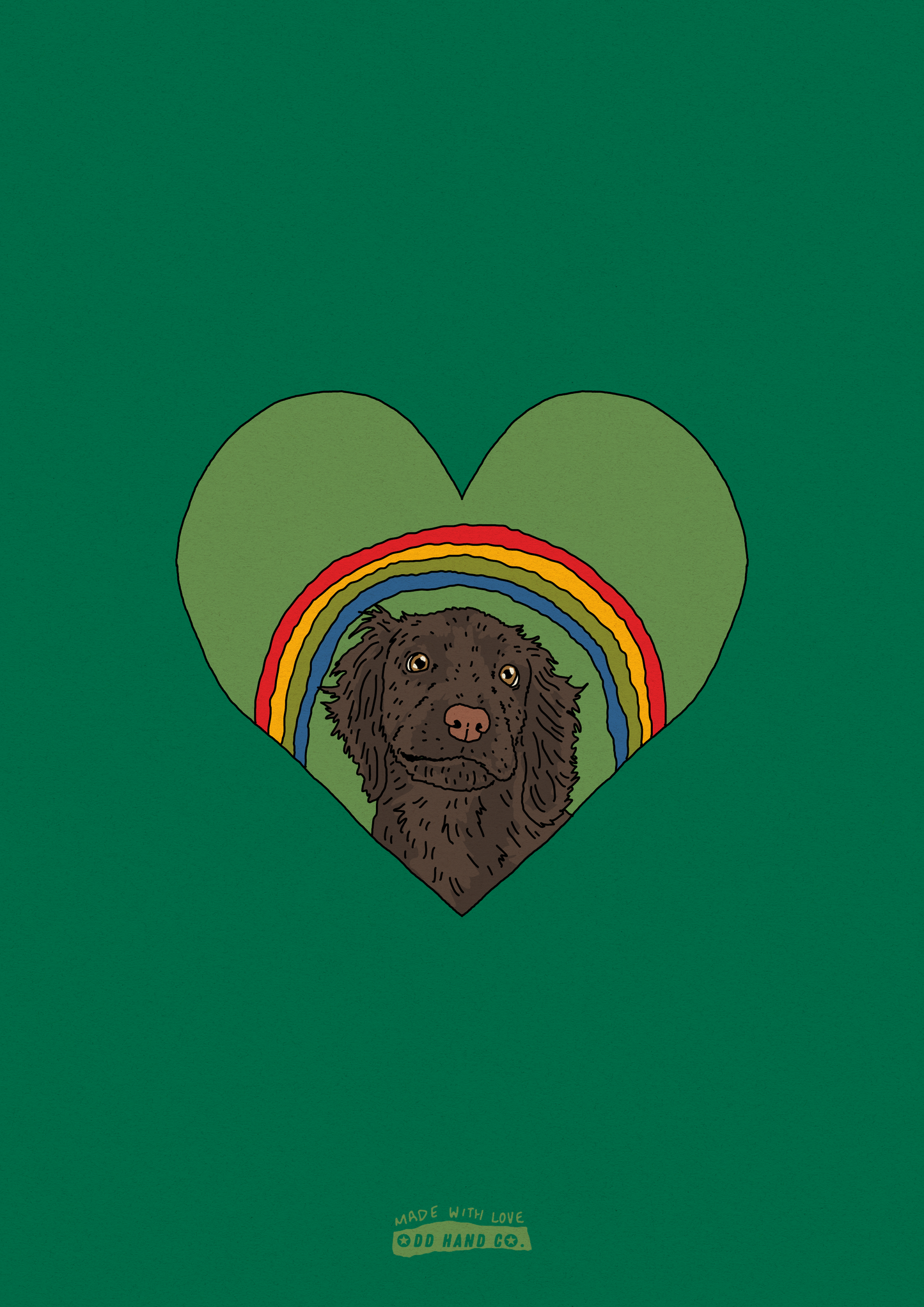 Custom Pet-In-A-Heart Portrait