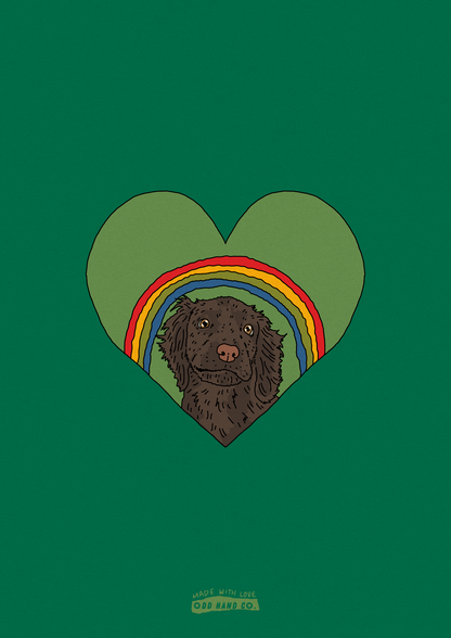 Custom Pet-In-A-Heart Portrait